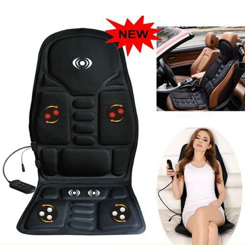 [Hỏa tốc TP HCM) Nệm Ghế massage toàn thân trên ghế ô tô, trong nhà, văn phòng JB-100B  BH 1 năm