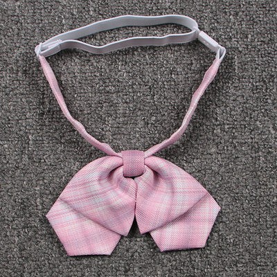 [Cô gái tâm sự Nhỏ] đồng phục JK chính thống Nhật Bản Tie Áo sơ mi cà vạt màu hồng váy nơ hoa
