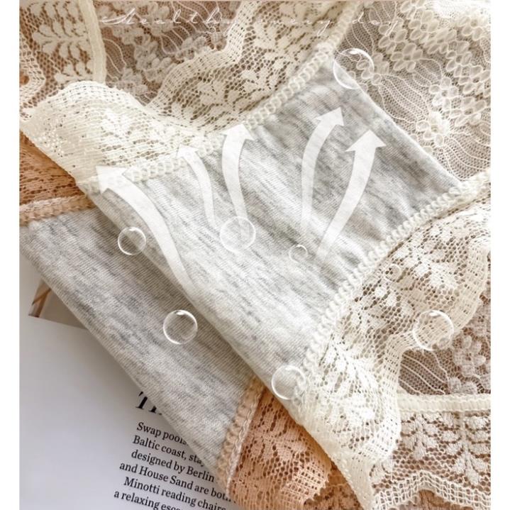 Quần Lót Su Lụa Cradin Ren Cạp Cao Gen Bụng Tàng Hình 6331