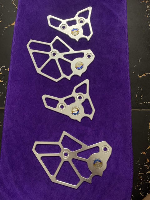 Nẹp sườn cho xe Raider , Satria kèm logo chữ S titan