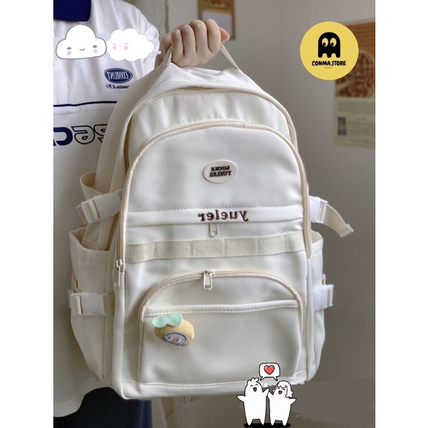 Balo Ulzzang Hàn Quốc siu xinh size bự 4 màu xinh xắn Ftdam 🦄 HÀNG CÓ SẴN