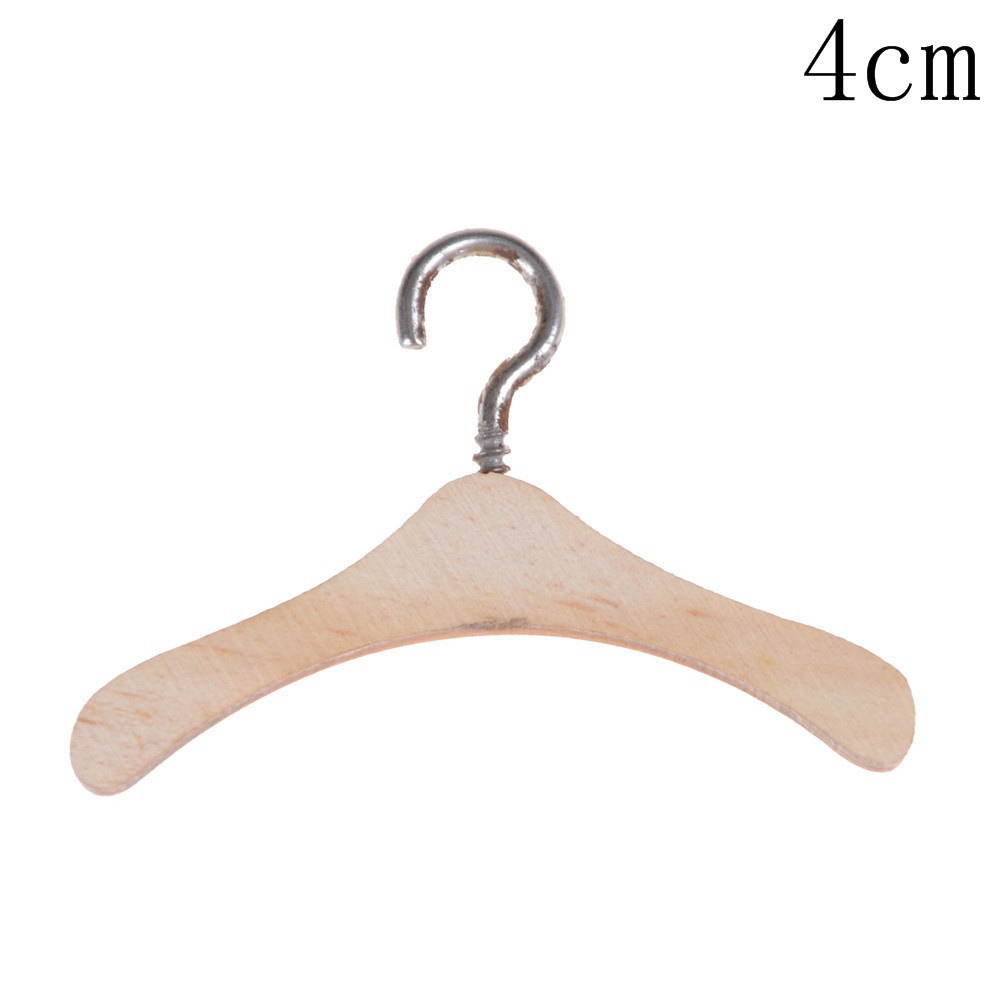 1 Móc Treo Quần Áo Búp Bê Bằng Gỗ