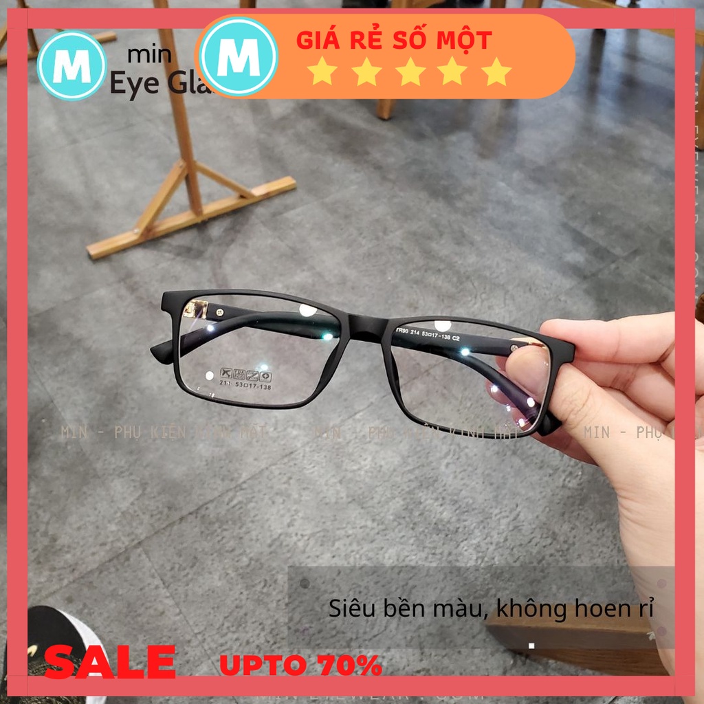 Gọng Kính Cận Nhựa Dẻo Mắt nhỏ Nam Nữ Mineyewear - nhiều màu 21.4