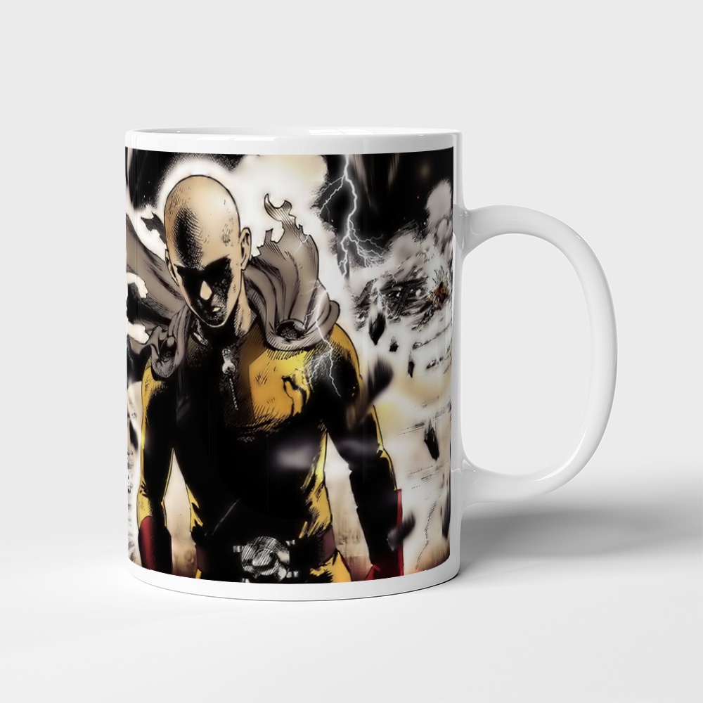 Cốc uống nước Anime, ly in hình ONE PUNCH MAN - Mẫu 1. Nhận in theo yêu cầu
