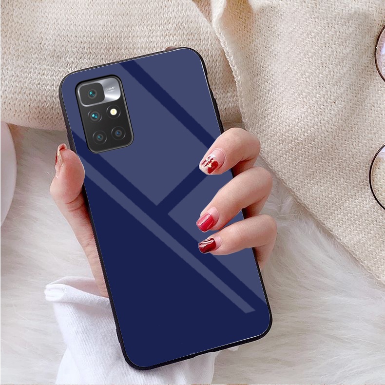 Ốp Lưng Xiaomi Redmi 10 Mặt kính gương sáng bóng cao cấp