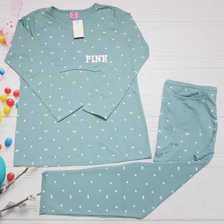 Bộ mặc sau sinh Pink cotton cao cấp nhẹ nhàng, thoáng mát cho mẹ bầu BB02 GTT