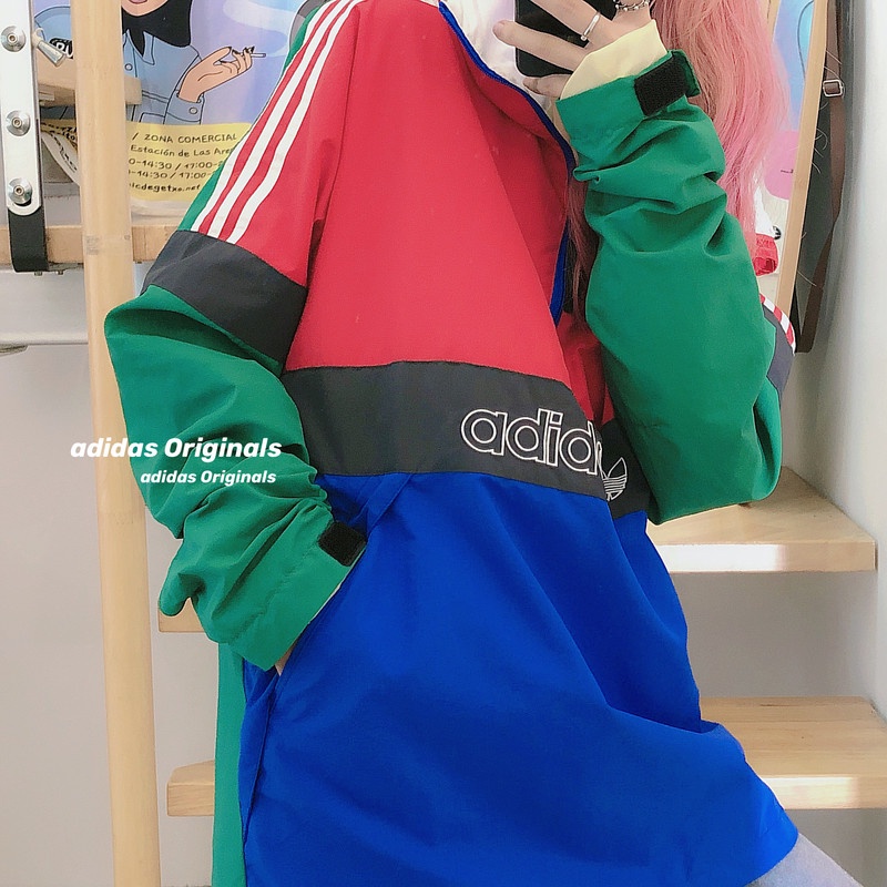Áo Khoác Thể Thao Adidas Họa Tiết Thêu Thời Trang Cho Cặp Đôi