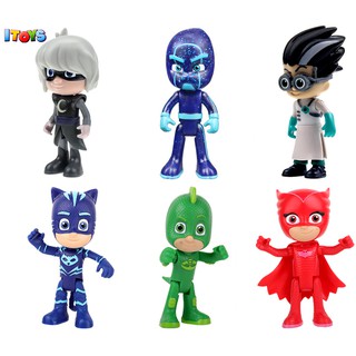 Bộ 6 nhân vật PJ Masks - Đầy đủ nhân vật phản diện đã có mặt tại ITOYS