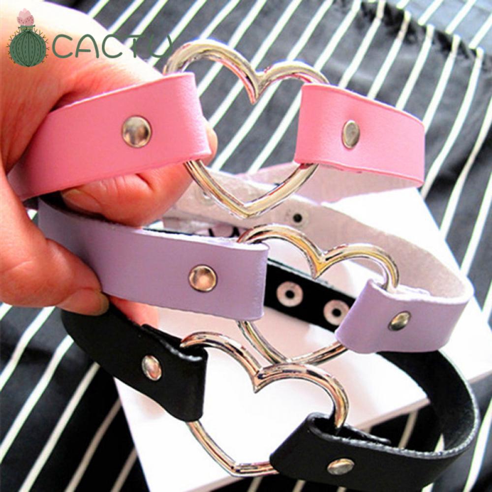 Vòng cổ choker bằng da PU cho nữ
