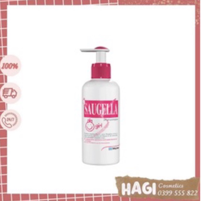 Dung dịch vệ sinh cho bé gái 3-12 tuổi Saugella 200ml Pháp