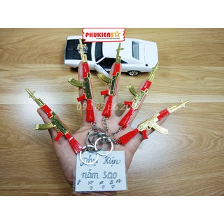 Móc khóa Pubg AKM cực chất - Chất liệu kim loại - sơn tĩnh điện cực bền