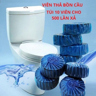 Combo 10 viên thả bồn cầu tẩy toilet khử mùi diệt sạch vi khuẩn
