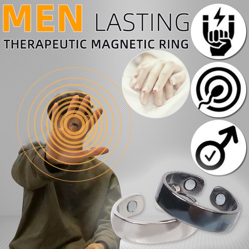 Giảm cân có thể điều chỉnh mở cho phụ nữ và nam giới vòng ngón tay nam châm đơn giản vòng thời trang mịn mỏng mỏng nhẫn giảm béo phụ nữ trang sức phổ biến