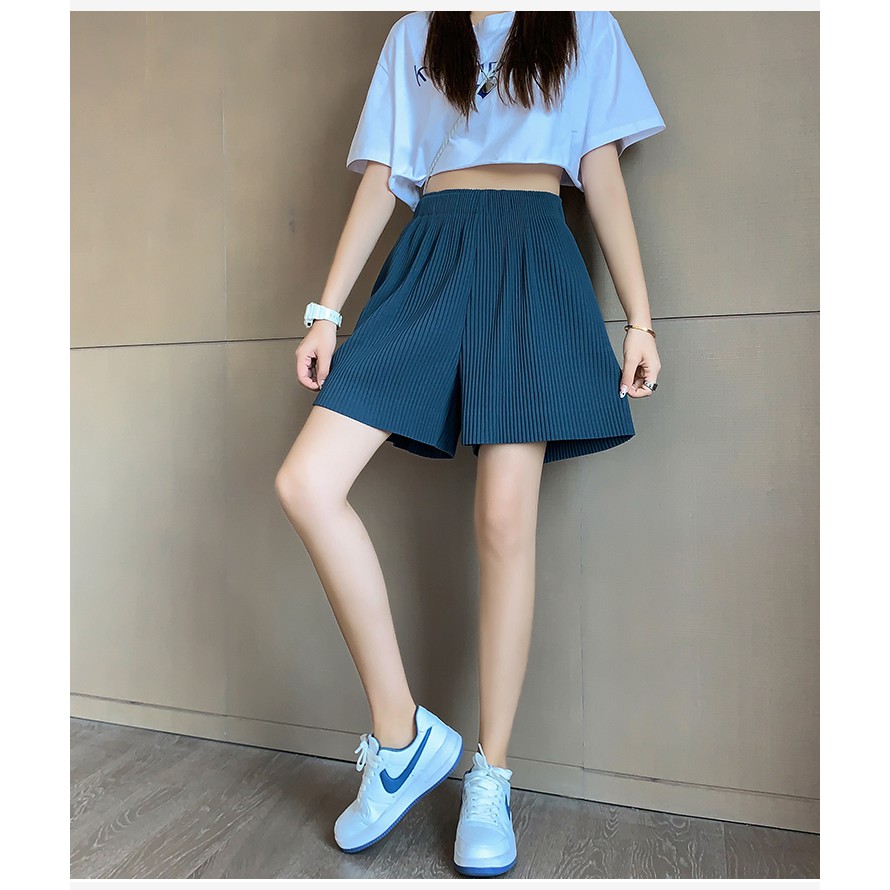 Quần ngắn ống rộng Thời Trang Cho Nữ