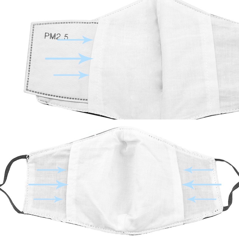 Khẩu Trang Vải cotton 3 Lớp Chống Khói Bụi Họa Tiết Hoạt Hình Dễ Thương Có Thể Tái Sử Dụng Cho Bé Vào Mùa Thu Đông