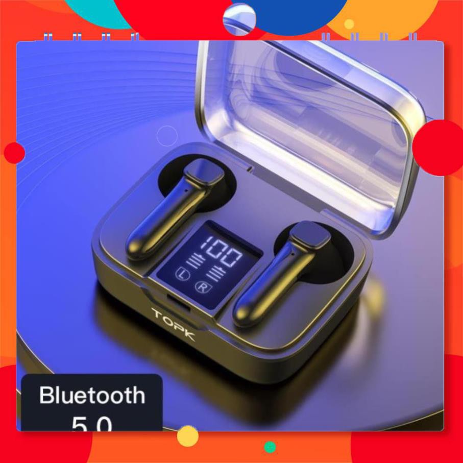 Tai nghe Bluetooth không dây hãng TOPK T20 TWS True Wifi TPHCM | BigBuy360 - bigbuy360.vn