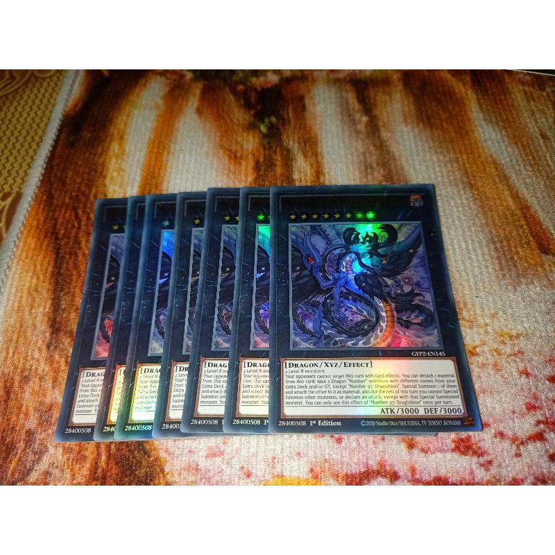 thẻ bài: Number 97: Draglubion - GFP2-EN145 - Ultra Rare 1st Edition