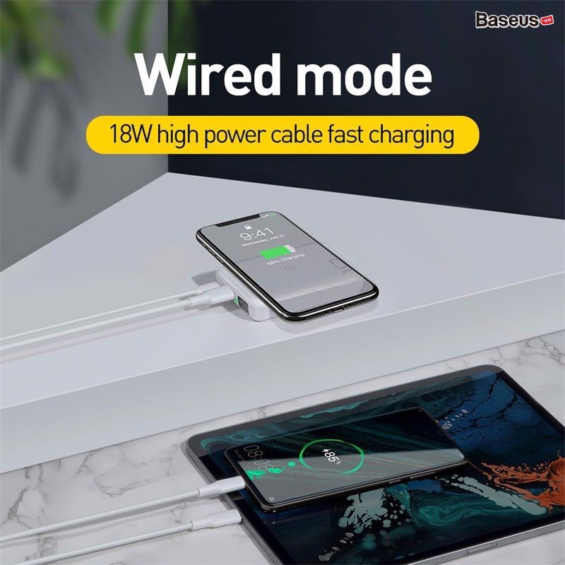 Pin sạc dự phòng không dây 10.000 mAh 10W Baseus Mini S