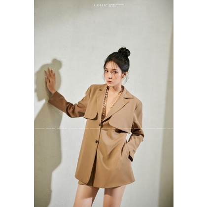 [COLIN CLOTHING] Áo vest nữ vai vạt tay dài form rộng | BigBuy360 - bigbuy360.vn