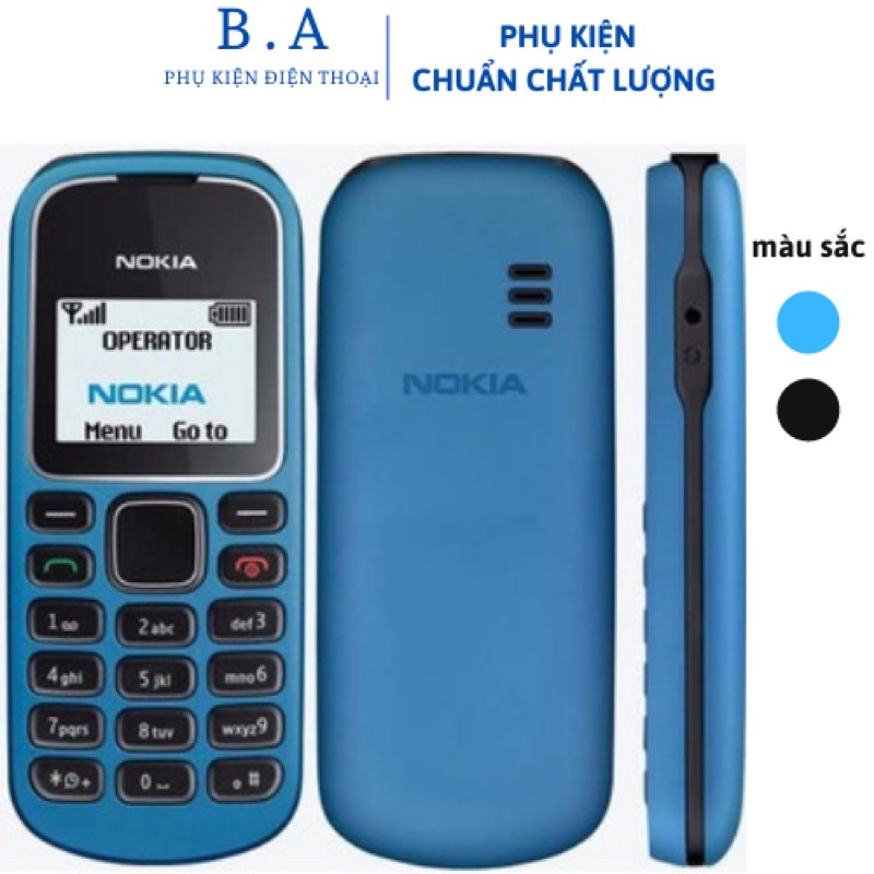 Nokia 1280, Điện thoại giá rẻ, nghe gọi loa lớn, Điện thoại nokia chính hãng có pin sạc, bảo hành 12 tháng 1 đổi 1