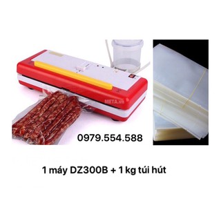 1KG TÚI CHÂN KHÔNG + 1 MÁY HÚT DZ300B