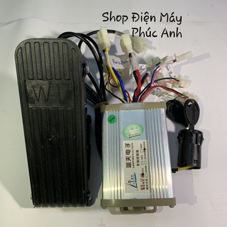 Bộ điều khiển tốc độ motor dc 24v 800w kèm chân ga