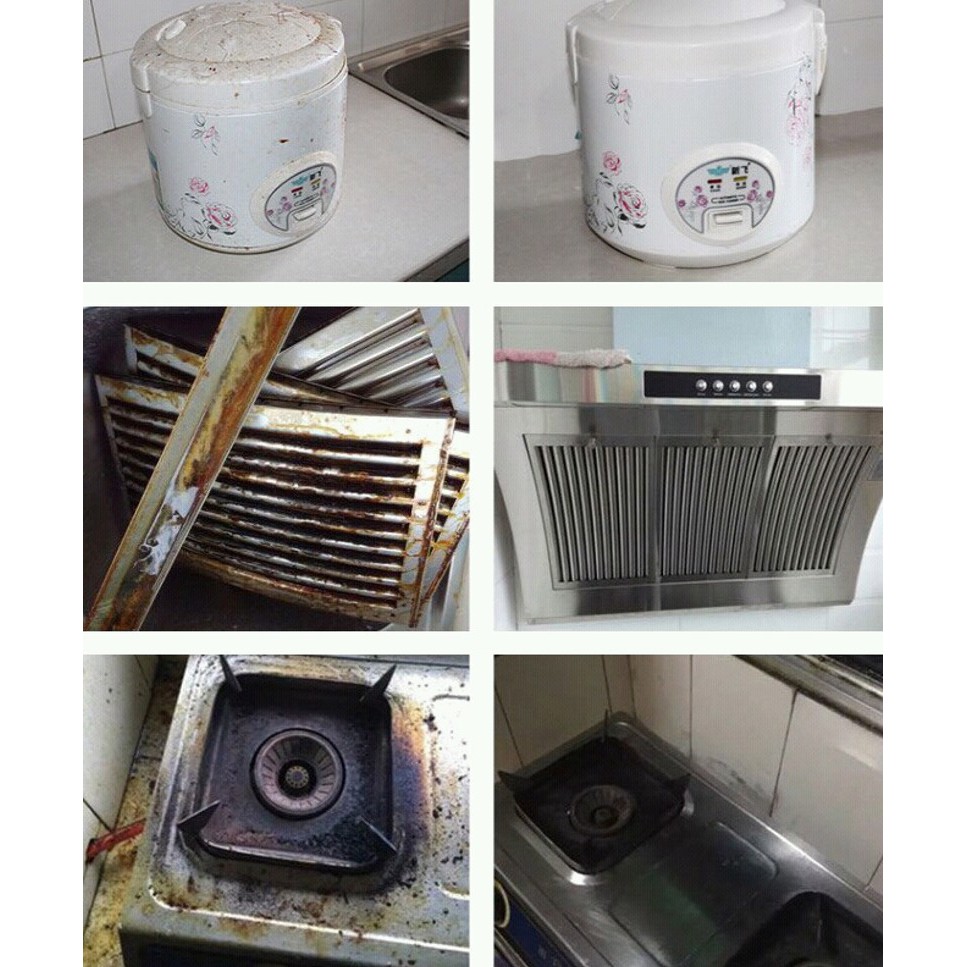 [ 2 Hộp ] Bột Tẩy Trắng Xoong Nồi - Kem tẩy bếp Hàn Quốc - Tẩy trắng nồi, chảo, sàn nhà tắm, bếp AZOZO