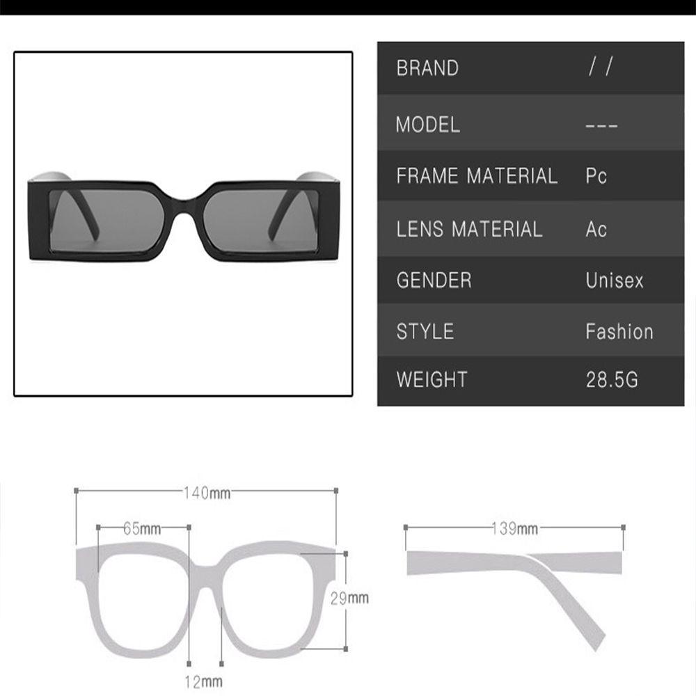 Kính Râm VANES1 Cyberpunk Gọng Hẹp Phong Cách Hip Hop Cho Nữ