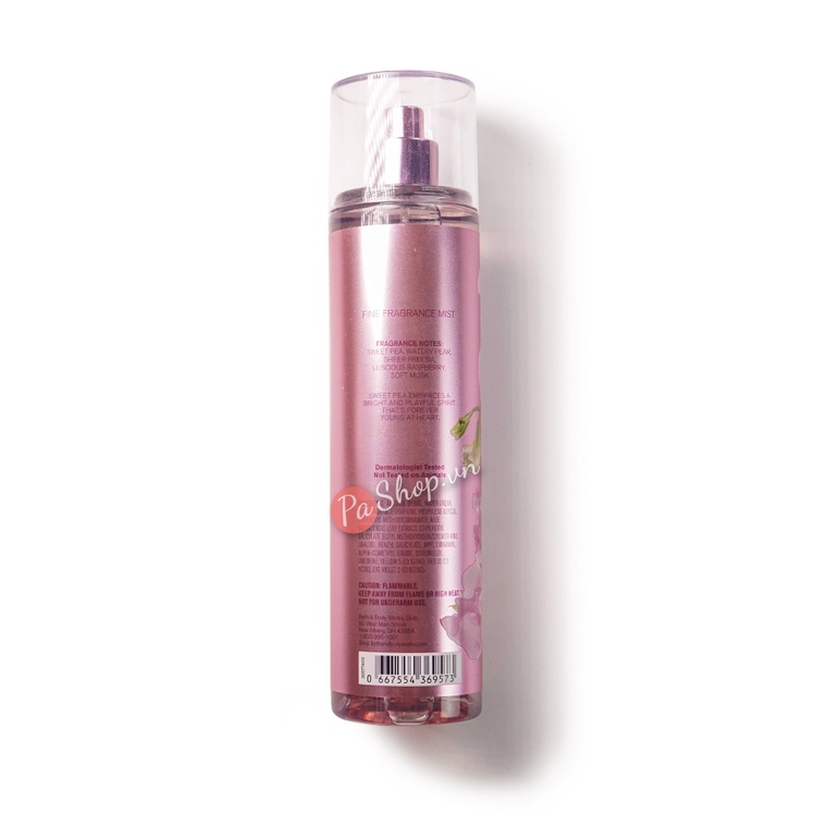 Xịt thơm body mist Bath &amp; Body Works Sweet Pea 236ml