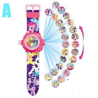 Đồng Hồ Điện Tử Chiếu Hình Ngựa Pony Cho Bé