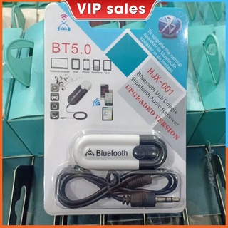 USB Bluetooth 5.0 HJX 001 biến loa thường thành loa bluetooth - Dùng cho loa, amply, mixer