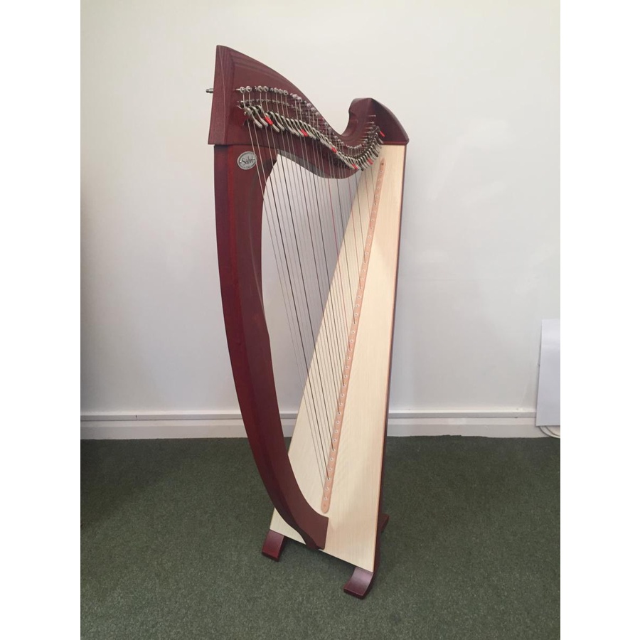 (NHẬP KHẨU CHÍNH HÃNG) ĐÀN HARP SALVI UNA 38 CHERRY CHÍNH HÃNG ĐẦY ĐỦ PHỤ KIỆN THANH LÝ GIÁ TỐT NHẤT