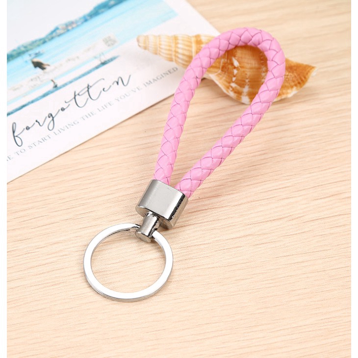 Móc khóa dây bện handmade thời trang