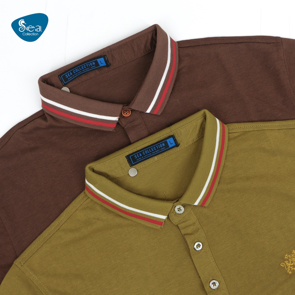 Áo Thun Polo Nam Sea Collection Thêu 7326 Phối Cổ