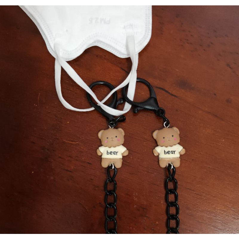 Dây đeo khẩu trang chống rớt tiện lợi mic gấu dễ thương mã AH12