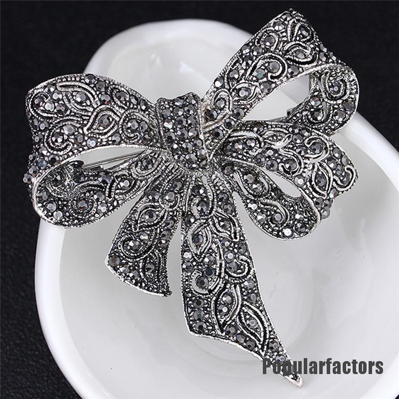 Ghim Nơ Với Pha Lê