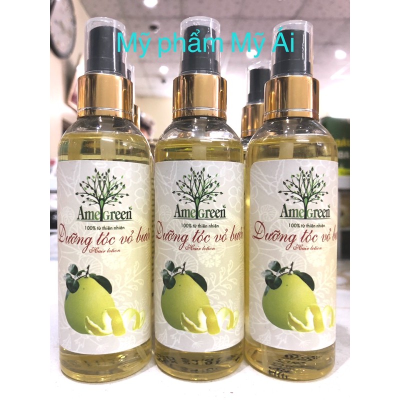 Dưỡng tóc tinh dầu vỏ bưởi Ame Green 100ml