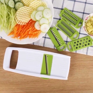 Bộ bào rau củ 5 lưỡi bao thay thế đa năng