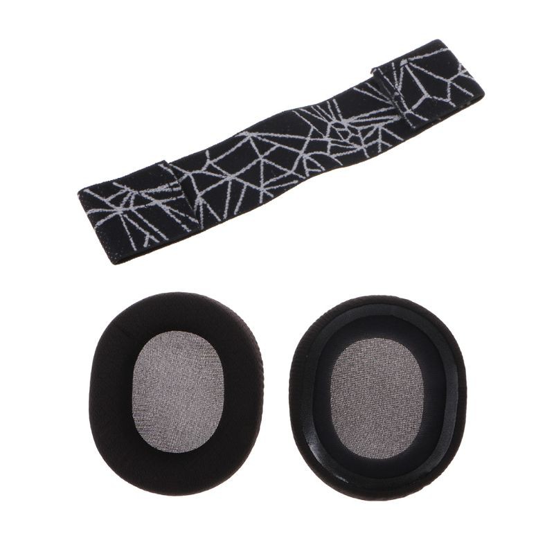 【ADD+】Foam Earpads Ear Pads Sponge Cushion  Elastic Head Band Headband for SteelSeries Arctis 3/5/7
