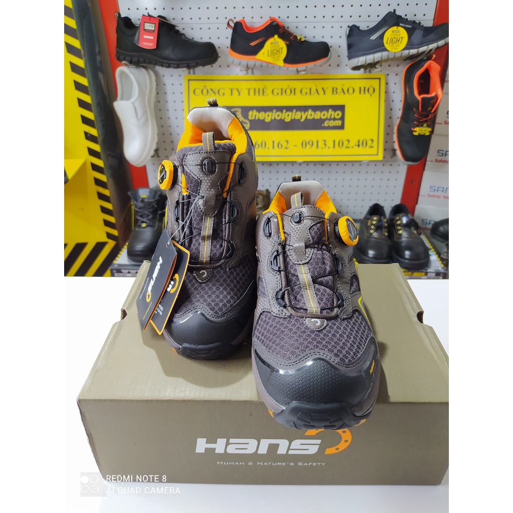 [HÀNG CHÍNH HÃNG]Giày bảo hộ Hans HS-81 Prince Siêu Nhẹ, Chống Thấm Nước, Chống Đâm Xuyên, Va Đập Mạnh | BigBuy360 - bigbuy360.vn