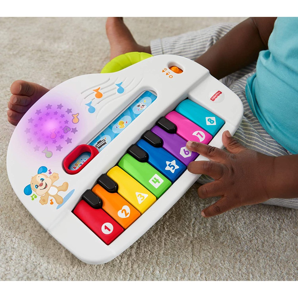 Đồ chơi FISHER PRICE 19 - Đàn piano phát sáng cho bé - Mã SP FYK56