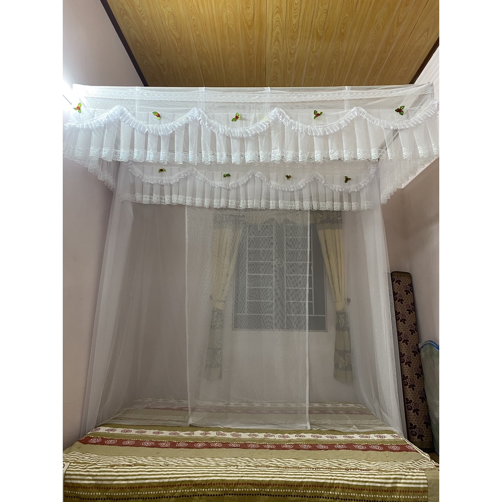 Màn Khung Chất Vải Tuyn Lạnh Thái Cao Cấp