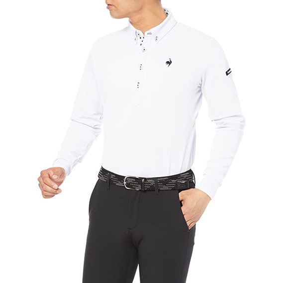 Áo Polo Dài Tay Le coq Golf Nam - QGMTJB01-WH00