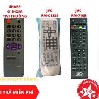 REMOTE TV SHARP VÀ JVC CÁC LOẠI
