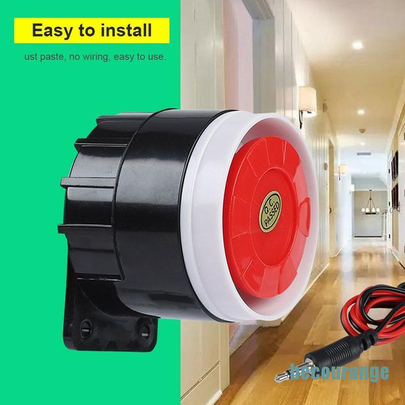 Loa Báo Động Mini Có Dây 110db Dc 12v