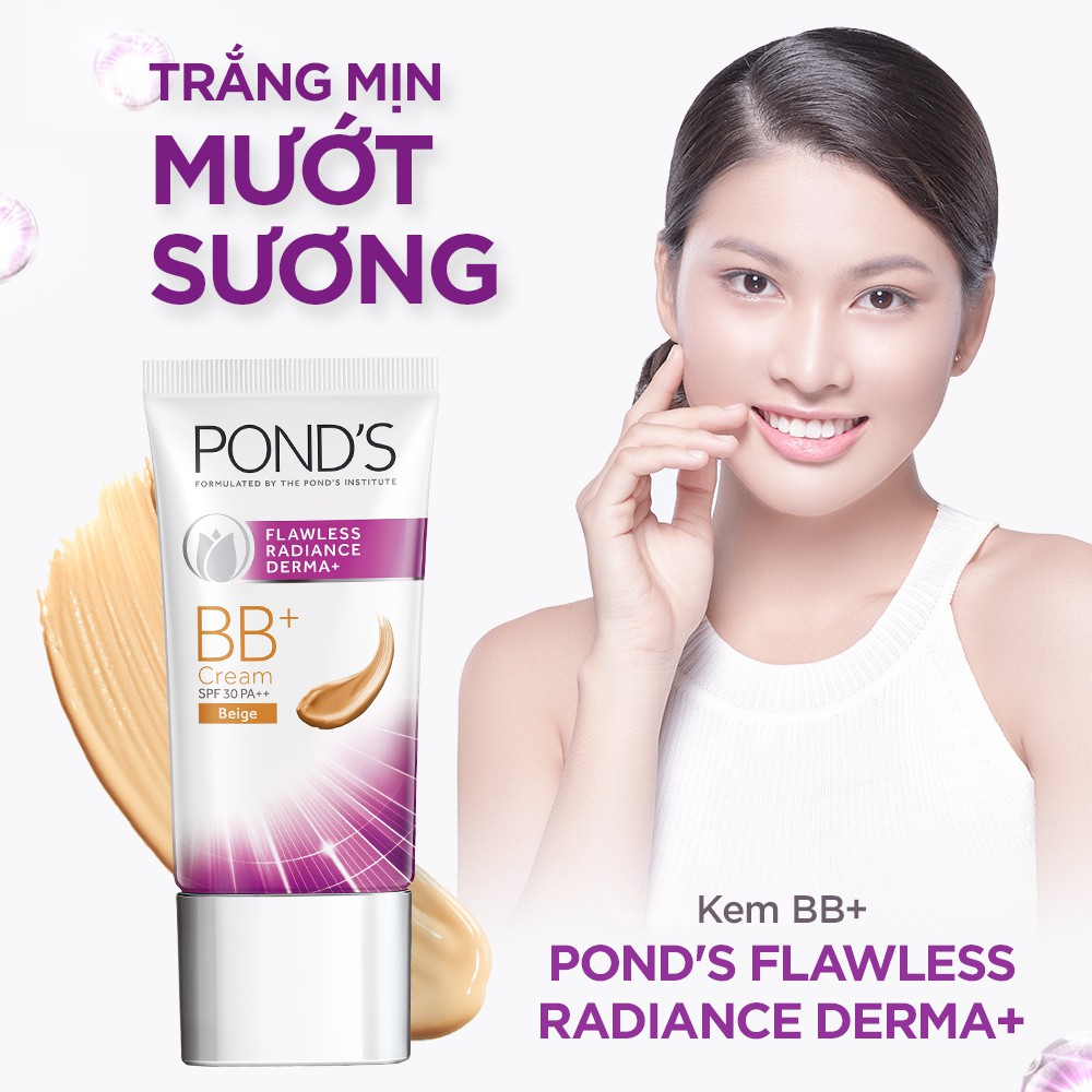 Kem dưỡng trắng tạo nền kem BB Pond's Flawless Radiance Derma+ 25g