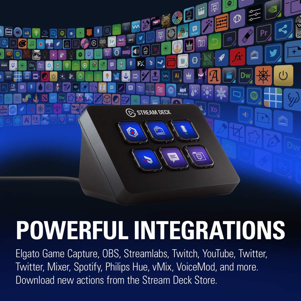 THIẾT BỊ STREAMDECK ELGATO MINI - 6 PHÍM LẬP CHÌNH (CHÍNH HÃNG) | BigBuy360 - bigbuy360.vn