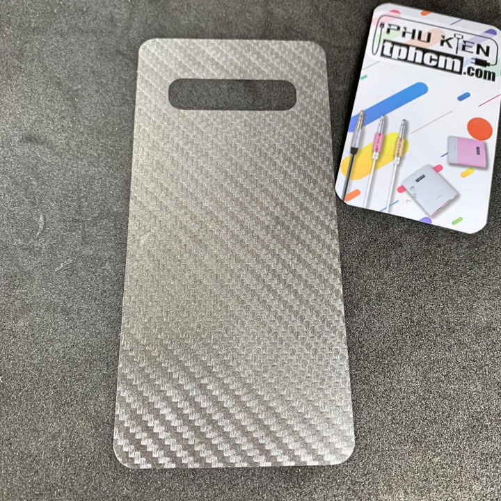 Dán mặt lưng Carbon Samsung S10