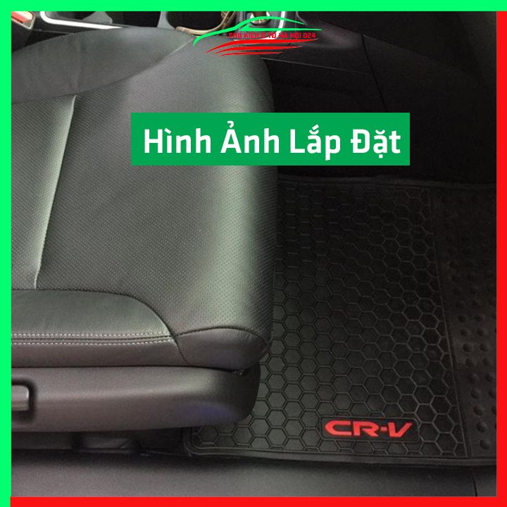 Thảm lót sàn cao su cho xe HONDA CRV 2018-2020 Loại 7 Chỗ 2021-2022 hàng chuẩn theo xe chịu lực tốt