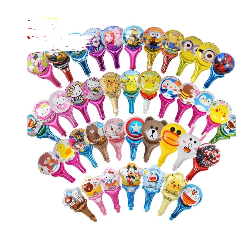 Bóng Bay tráng nhôm cầm tay cây gậy bóng bay cây đũa thần đồ chơi nhỏ cho trẻ em